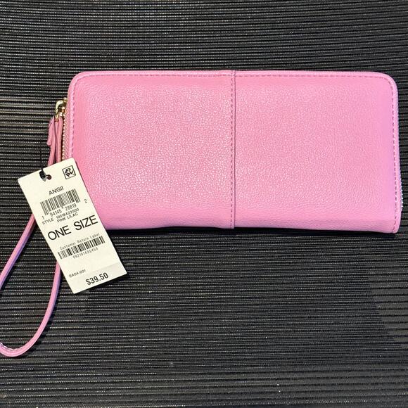 On 34th Angii Za Solid Zip-Around Wall Pink Lilac - Picture 1 of 7